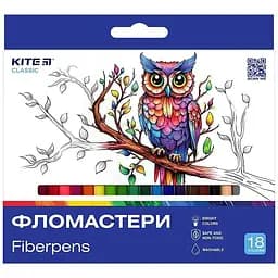 Фломастери Kite Classic 18 шт. (K-448)