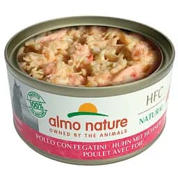 Вологий корм для котів Almo Nature HFC Cat Natural з куркою та печінкою 70 г - мініатюра 2