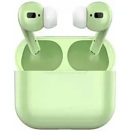 Наушники беспроводные TWS pod 3 вакуумные с боксом для зарядки Green (au208)