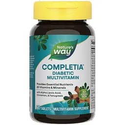 Мультивитамины для диабетиков Nature's Way Diabetic Multi-Vitamin 90 таблеток