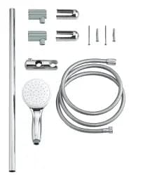 Душовий гарнітур Grohe New Tempesta 100 з душовою штангою 1 режим струменя 30412 - мініатюра 4