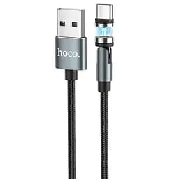 USB Cable Hoco U94 Universal Rotating Type-C Black 1.2m