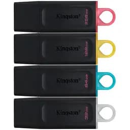 Флеш пам'ять USB Kingston DataTraveler Exodia 128GB USB 3.2 Gen 1 Black/Yellow (DTX/128GB) - мініатюра 6