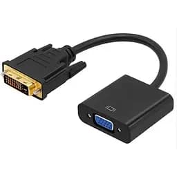 Перехідник DVI to VGA 0.25 м чорний