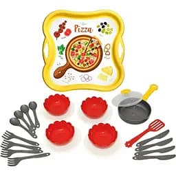 Набір дитячого посуду Tigres Піца на таці 24 елементи (39896)