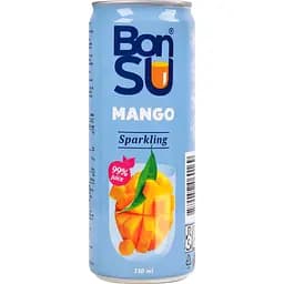 Напиток BonSU из сока манго 99% газированный 330 мл
