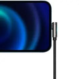 Кабель Baseus Legend Series Elbow Fast Charging Data Cable USB to Lightning 2.4A 1m CALCS-01 Black - мініатюра 4