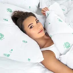 Подушка ТЕП Dream Collection Aloe Vera 70х70 см біла (3-00962_00000) - мініатюра 6