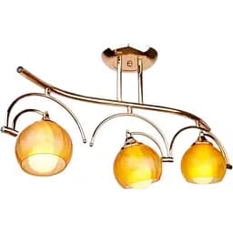 Люстра потолочная Brille классическая E27 60W G YL (LK-435C/3)