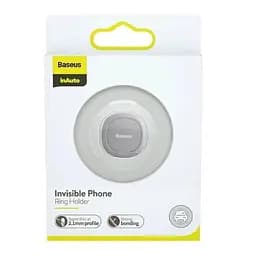 Тримач-кільце для телефона Baseus Privity Air Outlet, Silver (SUYB-0S) - мініатюра 4