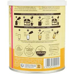 Суха суміш Monbana Golden Latte для приготування лате з куркумою та спеціями 350 г  - мініатюра 2