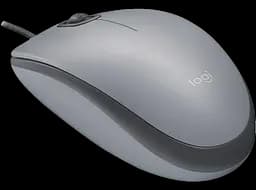Міша Logitech M110 Silent-MID GRAY-USB-AKOYA (6857585) - мініатюра 2