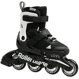 Ролики Rollerblade Microblade 2024 28-32 Чорний-Білий