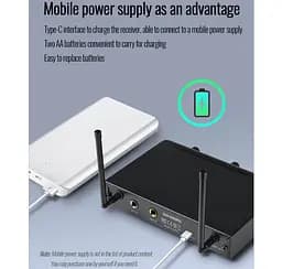 Радиосистема с двумя ручными микрофонами Takstar X3-HH - мініатюра 8