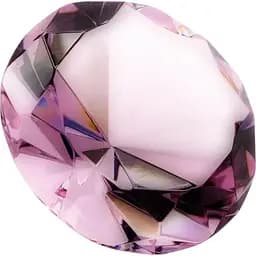 Кришталевий кристал рожевий 8 см