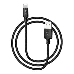 Кабель Hoco X14 USB to Lightning 2 м черный
