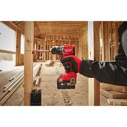 Дриль-шуруповерт акумуляторний безщітковий ударний MILWAUKEE, M18 BLPDRC-202C, 60Нм (ЗУ.2х2Аг, кейс) - мініатюра 7