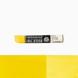 Фарба олійна у формі пастелі Sennelier Oil Stick, 38 мл, S1, Основний жовтий (Primary yellow) - мініатюра 2