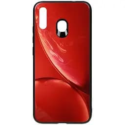 Чохол-накладка Toto Print Glass Space Case Samsung Galaxy A20/A30 Red