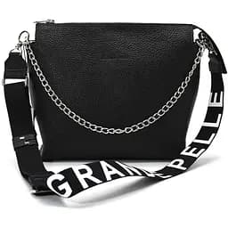 Кожаная женская сумка кросс-боди Grande Pelle 23х25.5х9 см sum0026348