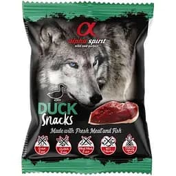 Alpha Spirit (Альфа Спирит) Snacks Duck - Полувлажное лакомство для собак с уткой 50 г