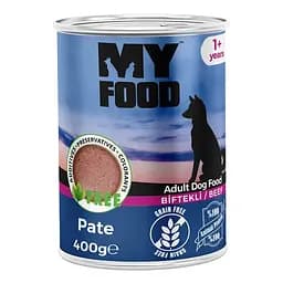 Влажный корм Hermos My Food Паштет для собак с говядиной 400 г