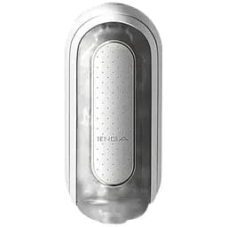 Вібромастурбатор Tenga Flip Zero Electronic Vibration White, змінна інтенсивність, розкладний