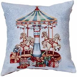 Подушка Прованс Carousel гобеленова з люрексом 45 x 45 см (41950)