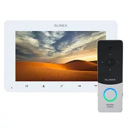 Комплект відеодомофона Slinex SM-07MHD White + ML-20HD Silver-Black (83-00061)