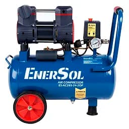 EnerSol Компрессор повітряний ES-AC285-24-2OF безолійний 230В 1.08кВт, 24л, 285л/хв, 8бар, 14.5кг - мініатюра 2