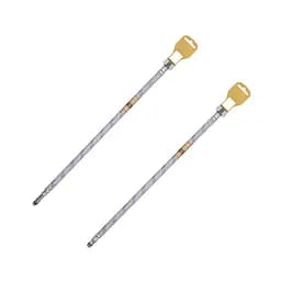 Гнучка підводка для підключення змішувача Kroner KRM 1/2"хМ10 ВЗ 120 см в нейлоновому обплетенні покритому ПВХ (пара)