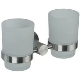 Склянка подвійна з тримачем Frap скло нержавіюча сталь F30108 1/20 хром