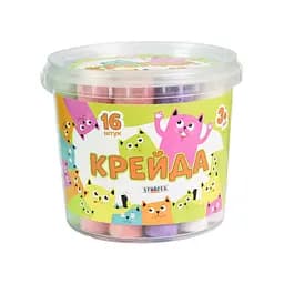 Мел для рисования на асфальте Strateg 50139ST 16 штук, разноцветная