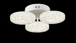 Люстра стельова LED Splendid Ray L3180/3, 3 лампи, 32 см, білий, з пультом, сучасний стиль - мініатюра 4