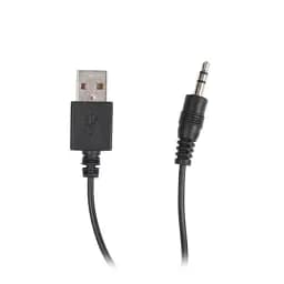 Колонки 2.0 Maxxter CSP-U002RGB Black, 2 x 3 Вт, пластиковий корпус, живлення від USB, RGB підсвічування, керування спереду - мініатюра 4