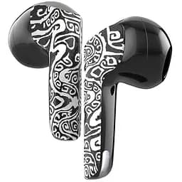 Беспроводные Bluetooth наушники Sabbat M200 Coat of Arms с игровым режимом черно-белые