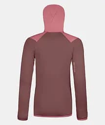 Толстовка жіноча Ortovox Fleece Grid Hoody Womens XS Рожевий - мініатюра 2