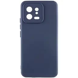 Чехол TPU GETMAN Liquid Silk Full Camera для Xiaomi 13 Pro Синий / Midnight Blue