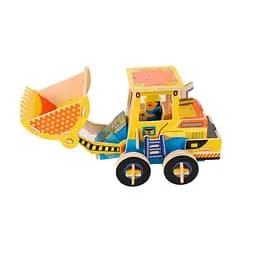 Деревянная игрушка Пазлы 3D, транспорт/стройтехника, 30x22.5 см (в ассортименте)