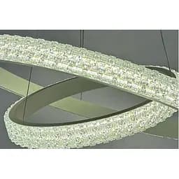 Підвісна люстра LED у спальню Linisoln 1956-60x40 WH метал, акрил, діаметр 60x40 см, висота 50-120 см, потужність 80 Вт, - мініатюра 3