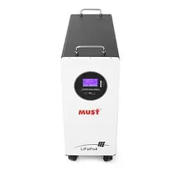 Акумулятор Must LiFePO4 LP21-48300 51.2V 300Ah 15,36KWh BMS200A@16S, CAN2&RS232&RS485,WI-FI - мініатюра 4