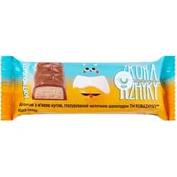 Батончик шоколадний Kurazhyky з нугою 26 г