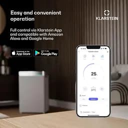 Портативний кондиціонер Klarstein Breeze Box 9K — 9000 БТЕ, інтелектуальний застосунок Б/в - мініатюра 7