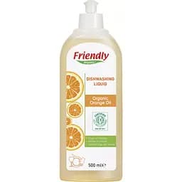Органічний засіб для миття посуду Friendly Organic Апельсинове масло 500 мл