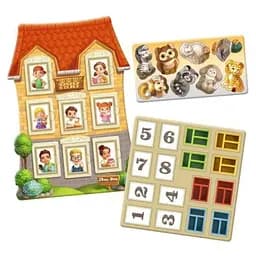 Пазл-вкладиш Ubumblebees Будиночок із завданнями PSF112 дерев'яний