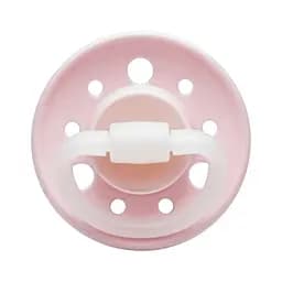 Круглая пустышка Nip Вишенка, латексная, 0-6 мес., розовый (91008)