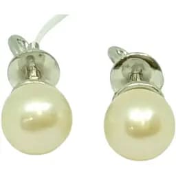 Золоті сережки-пуссети Favoritum з перлами. 211088_б