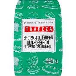Отруби пшеничные цельнозерновые Trapeza из твердых сортов пшеницы 400 г (946622)