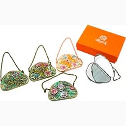 Дзеркальце косметичне Сумочка 8х6х1 см в асортименті