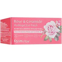 Гідрогелеві патчі для очей FarmStay Rose and Ceramide, 60 шт. - мініатюра 4